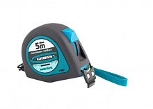 Рулетка 5 м x 25 мм Gross Ergonomisch, магнитный обрезиненный зацеп  картинка